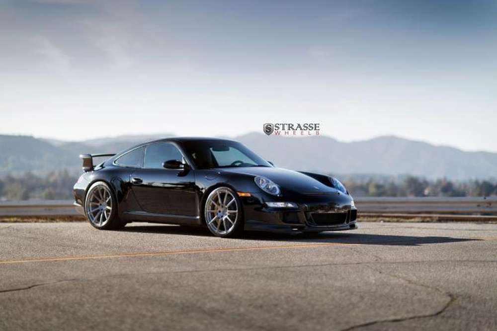 Porsche 997 GT3 на уникальных дисках