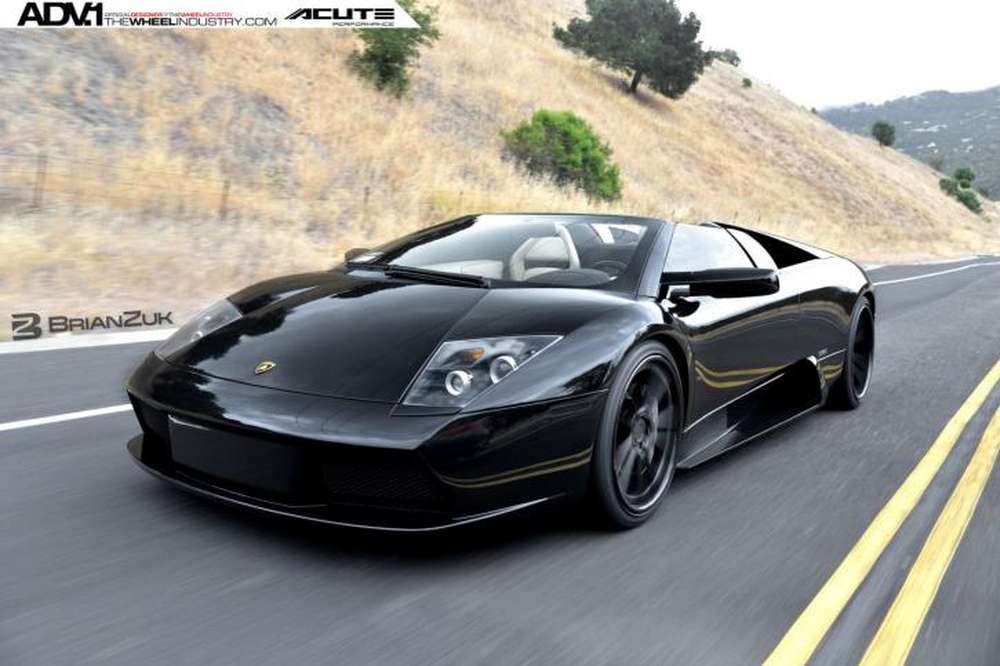 Lamborghini Murcielago Roadster встал на диски ADV.1