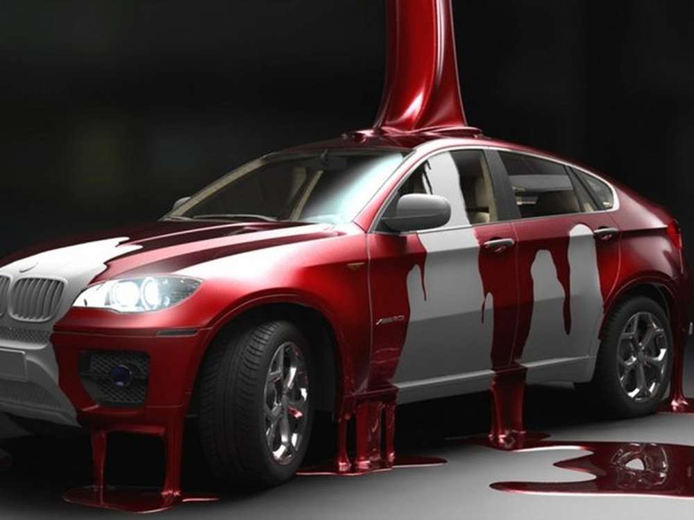 Использование акриловых красок для окраски автомобиля