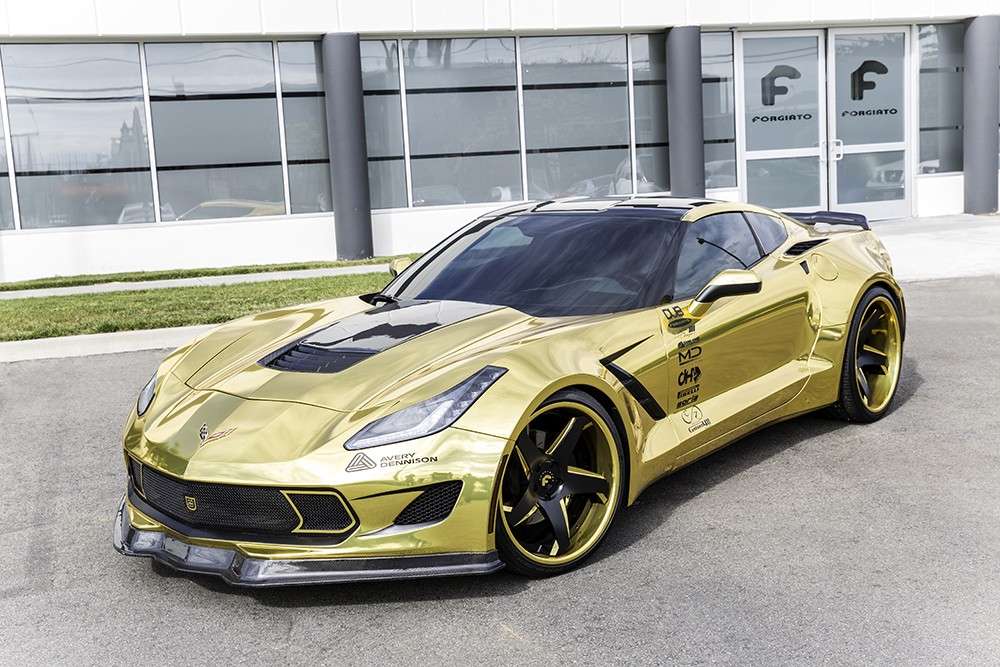 Исключительный Corvette Stingray с новым обвесом