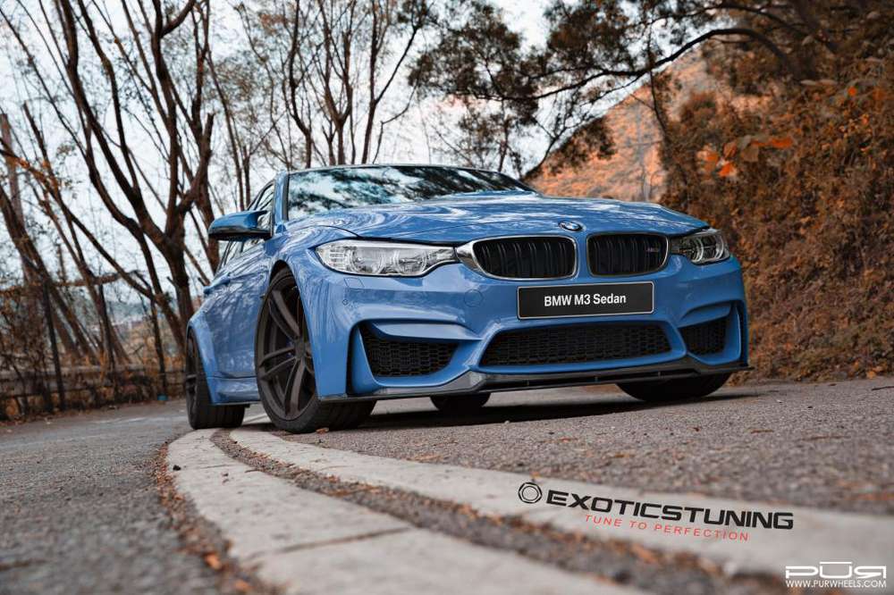 BMW M3 в новом цвете и на новых дисках
