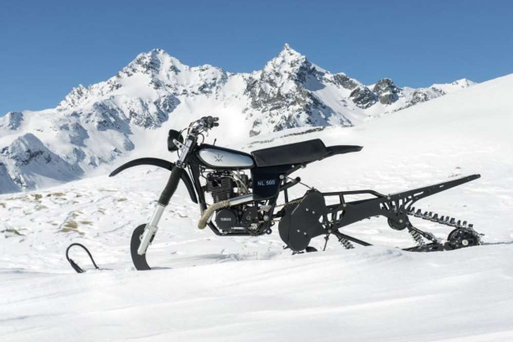 Yamaha HL500: сноубайк от Husky Restorations