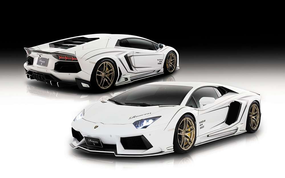 Lamborghini Aventador LP700 в «платиновом» обвесе