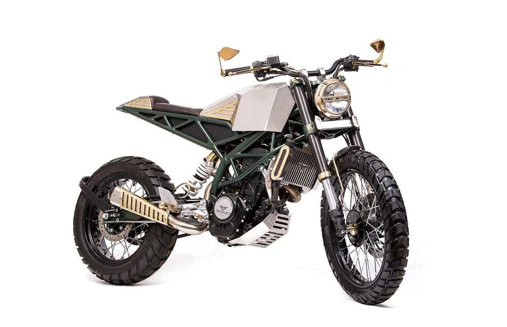 KTM 200 Duke Alchemist: кастом от Mean Green Customs