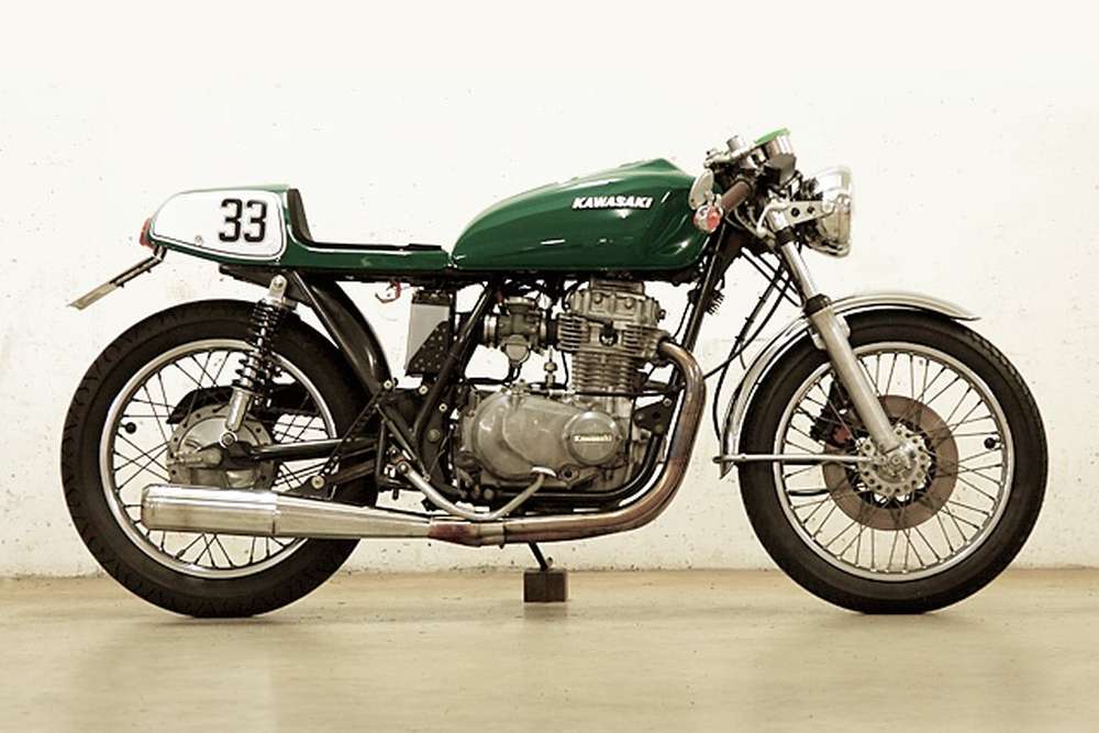 Kawasaki KZ400 – немецкий кафе рейсер