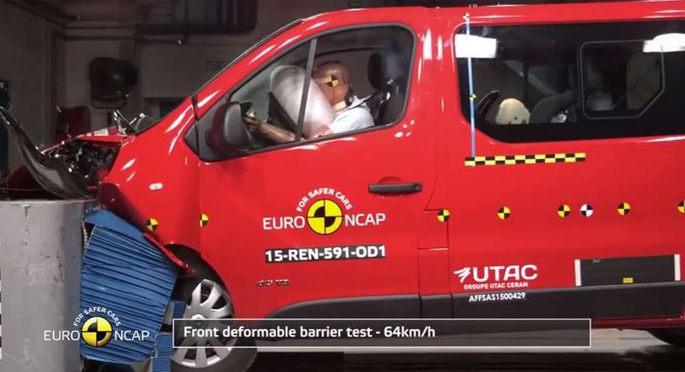 В Euro NCAP протестировали коммерческий минивэн Renault Trafic