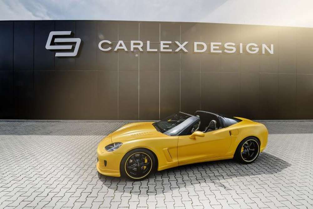 Corvette C6 – черно-желтый восторг в салоне