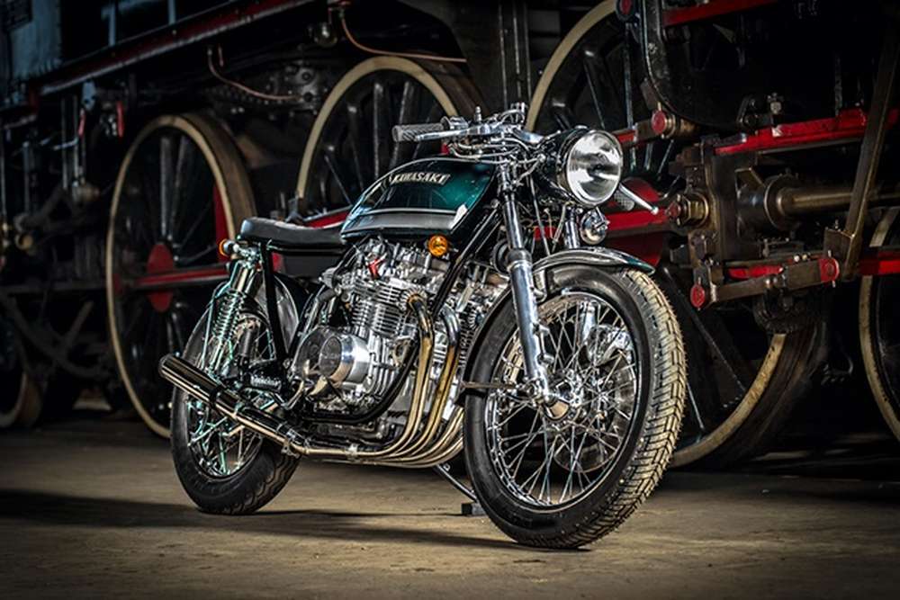 Kawasaki KZ650 – кафе рейсер от Krakenhead Customs