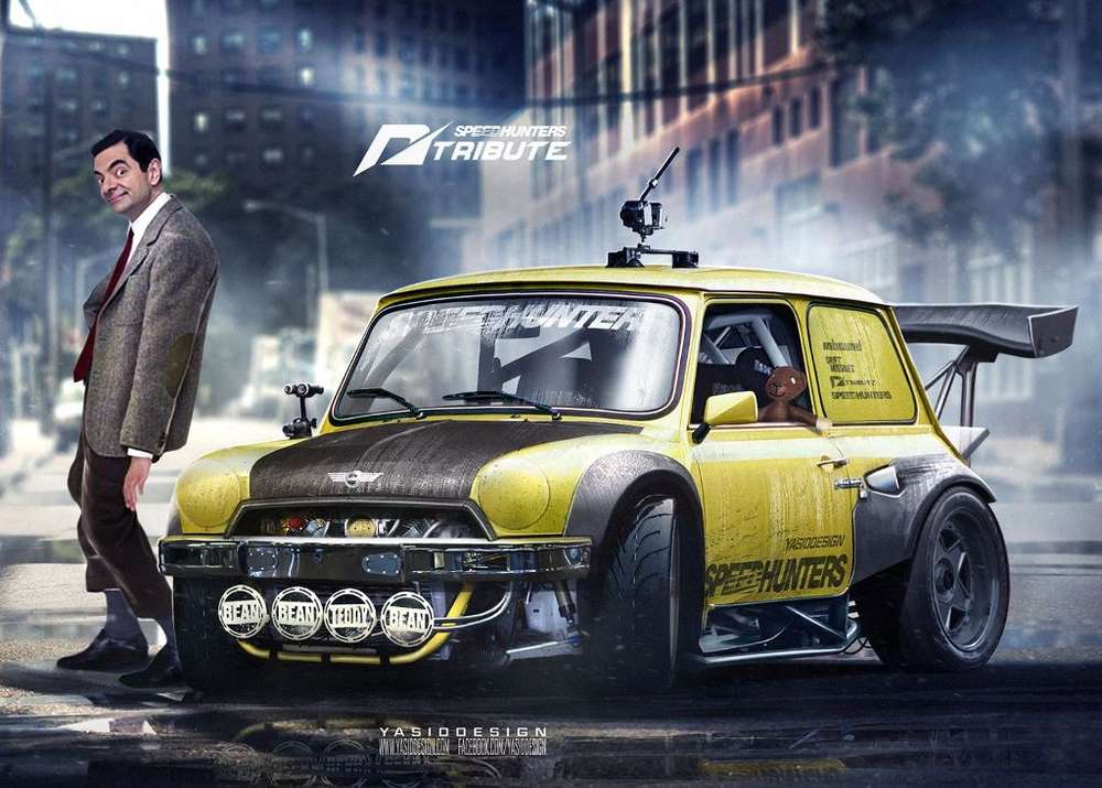 «Горячий» Mini для мистера Бина: огромный спойлер, слики и раллийная оптика
