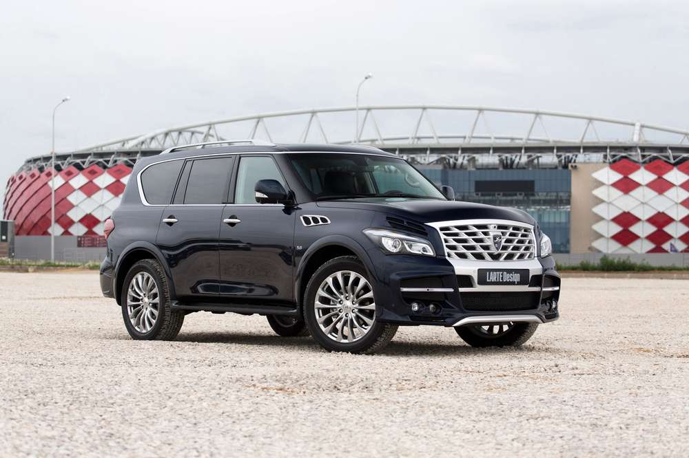 Infiniti QX80 – темно-синяя роскошь