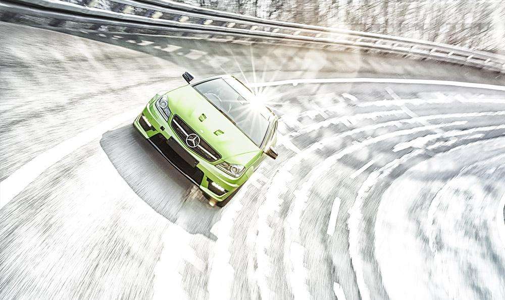 В Африке решили устроить проводы Mercedes-Benz C63 AMG Coupe
