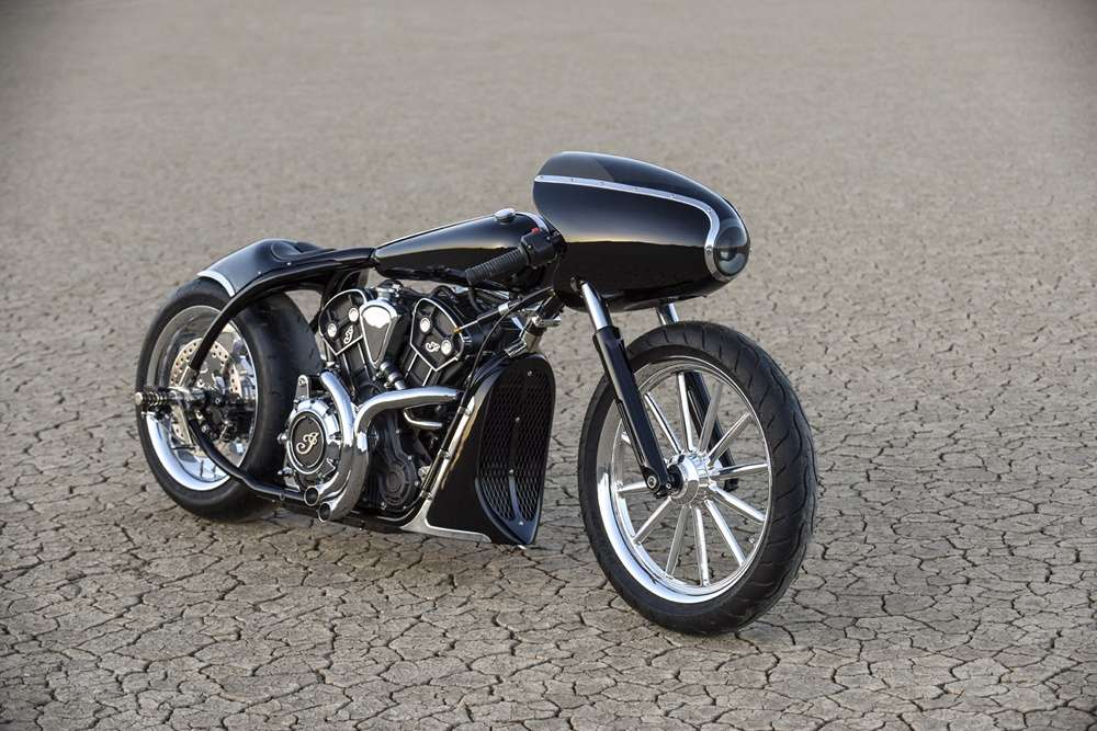 Indian Black Bullet Scout – кастом для гонок на Бонневиле