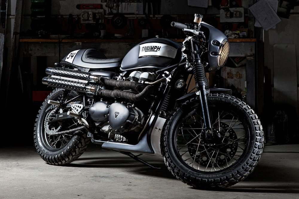 Triumph Thruxton: кафе скрэмблер от Tamarit