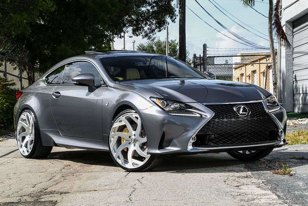 Lexus RC F примерил катки Forgiato Girare-M