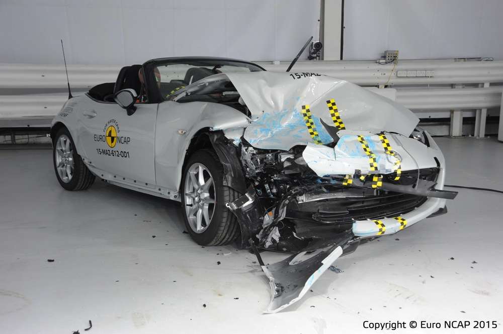 Тест Euro NCAP: от Mazda MX-5 ждали большего