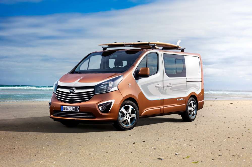 Компания Opel представила концептуальный минивэн для серферов и сноубордистов