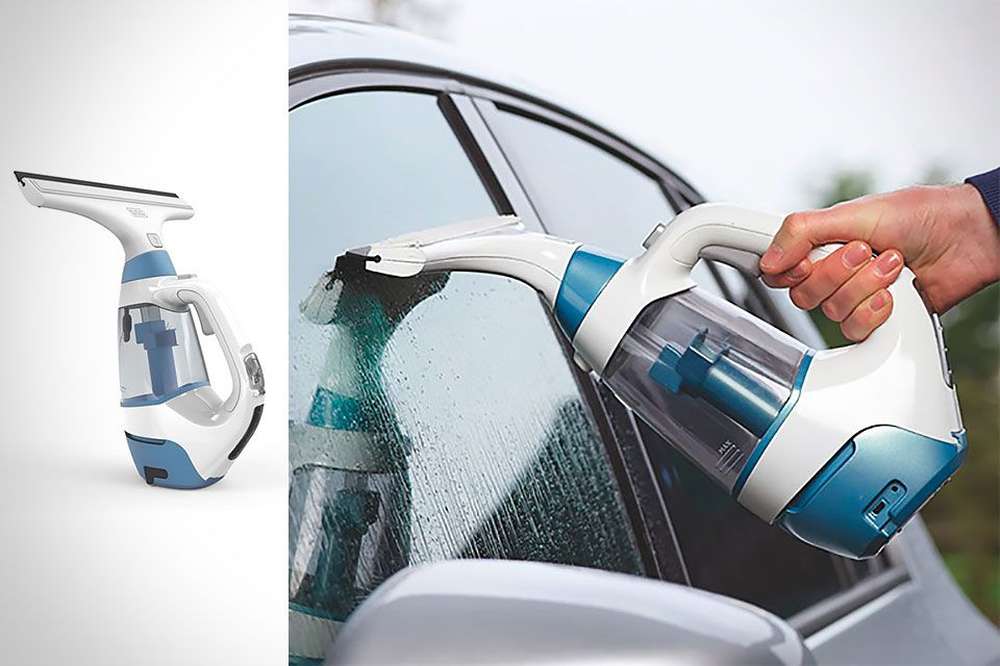 Powered Squeegee Vac очистит автостекло