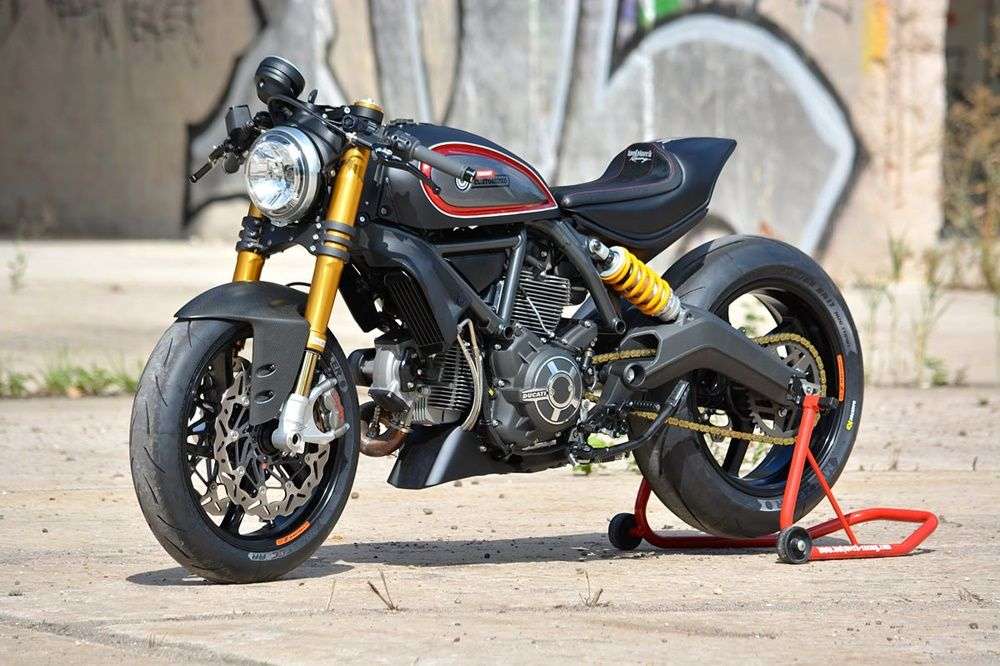 Ducati Scrambler Showstopper: кафе рейсер от «WalzWerk Racing»