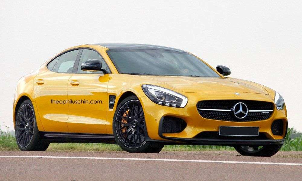 Что если бы Mercedes AMG GT был четырехдверным?