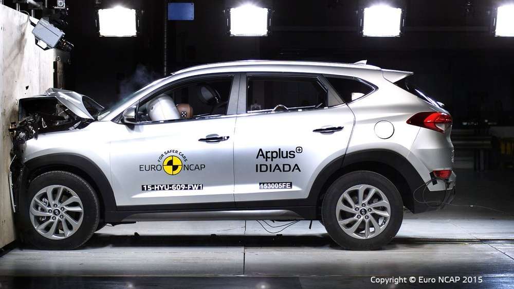 Hyundai Tucson прошел краш-тест Euro NCAP