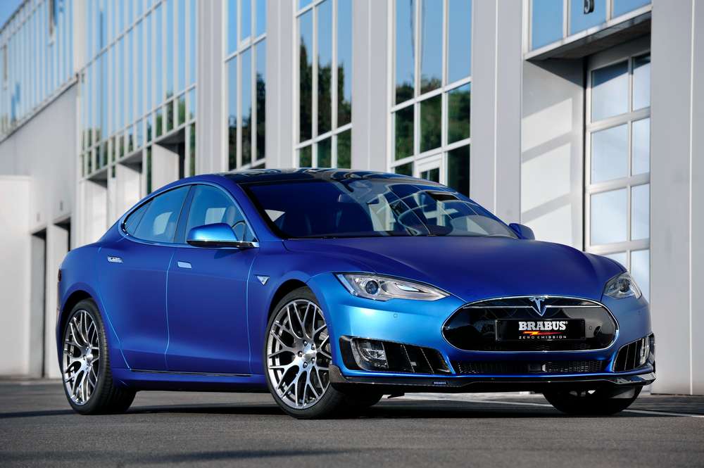 Электрический седан Tesla Model S посетил тюнинг-ателье Brabus 
