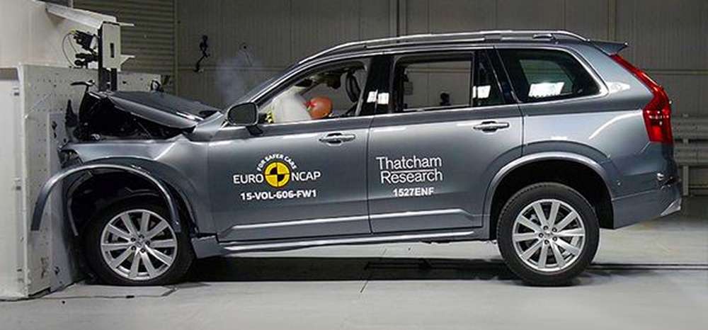 Volvo XC90 стал рекордсменом краш-тестов Euro NCAP
