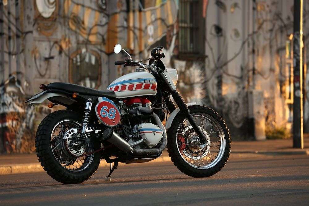 Triumph Bonneville: скрэмблер от Grease Monkey