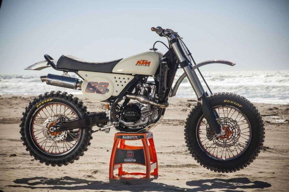Кастомный мотоцикл Kurt Caselli Foundation KTM 450 (ВИДЕО)