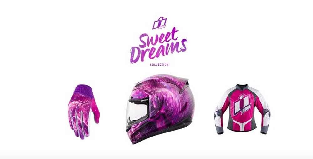 Представлена новая коллекция женской мотоэкипировки Sweet Dreams от Icon