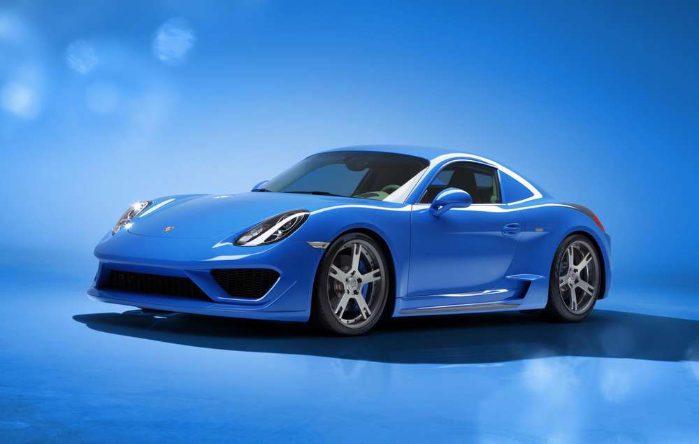 Благодаря StudioTorino Porsche Cayman S стал спорткаром Moncenisio