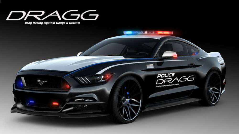 Сексуальный Ford Mustang поступит на службу в полицию