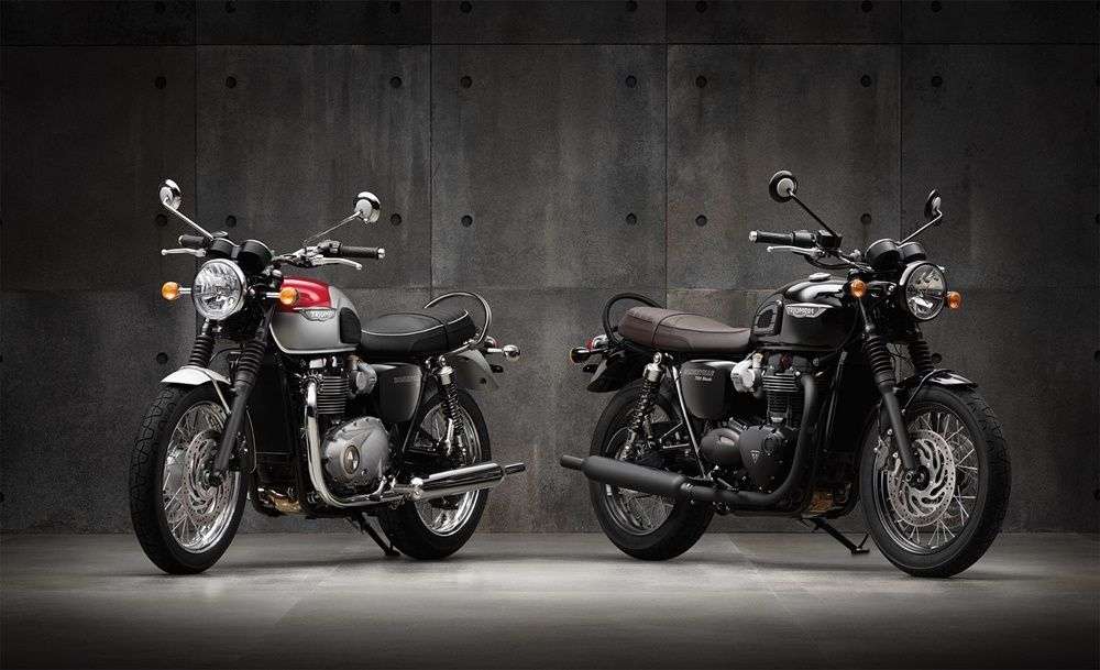 Новые байки Triumph Bonneville T120/T120 Black 2016 модельного года