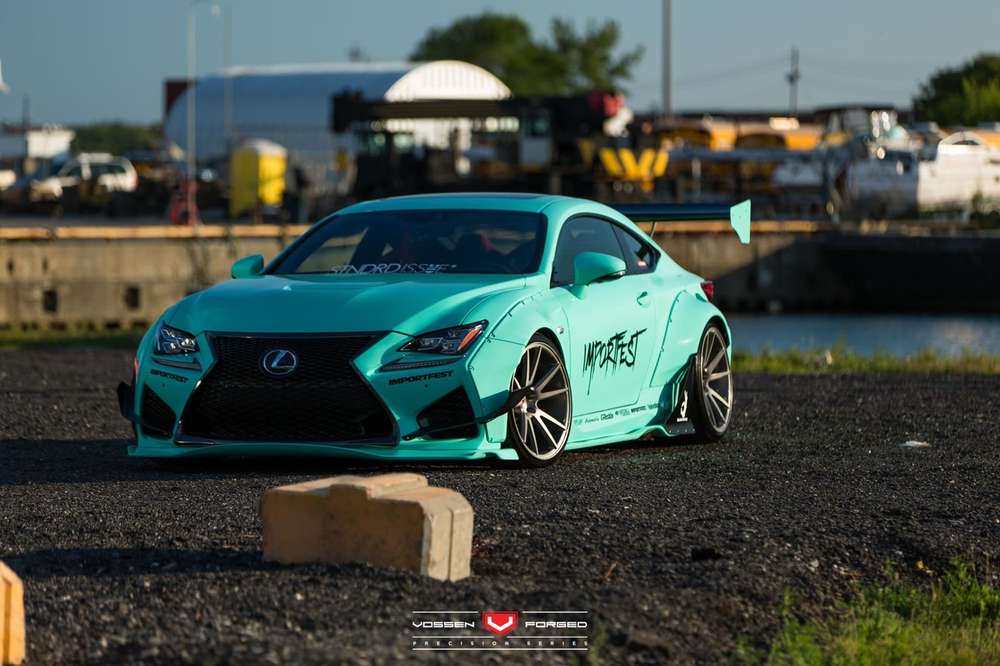 Lexus RC F обвесили «ракетным» обвесом