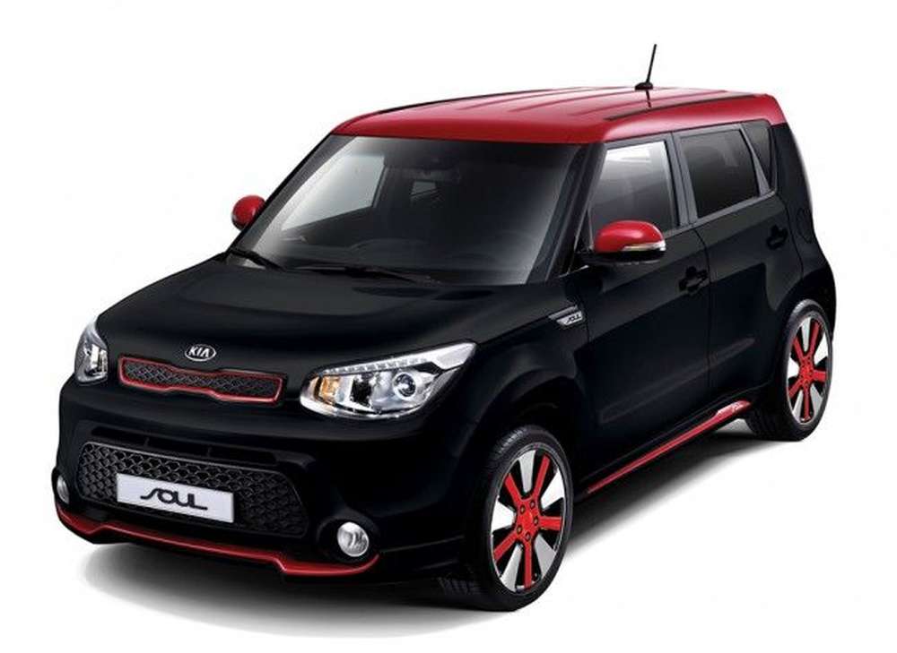 Kia Soul 1 Black with Red