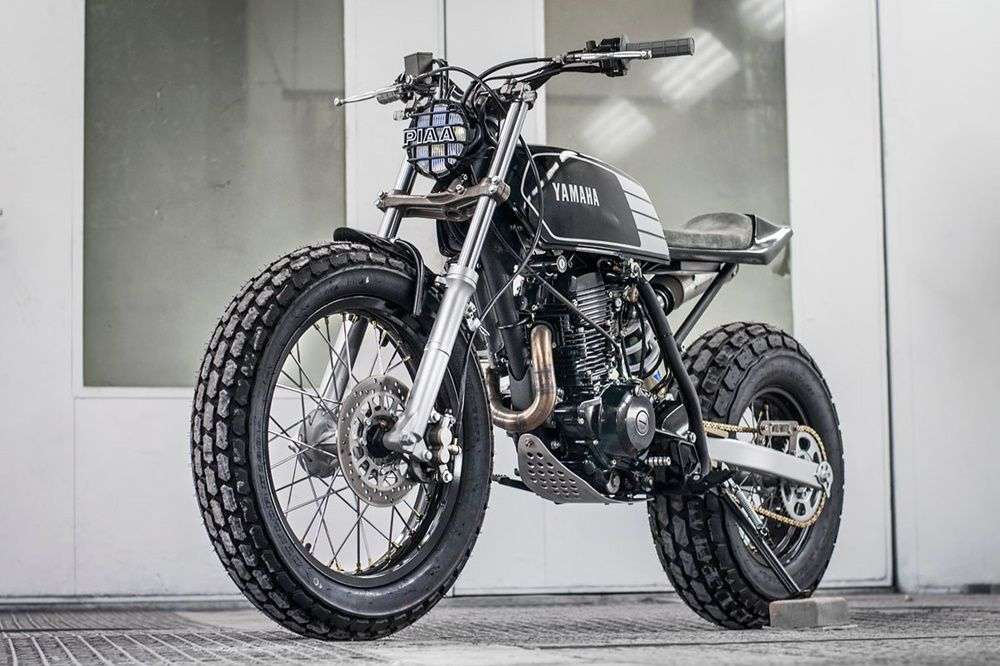Yamaha TW200: трекер от Wolf Moto