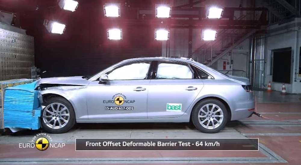 Краш-тест Euro NCAP: седан Audi A4