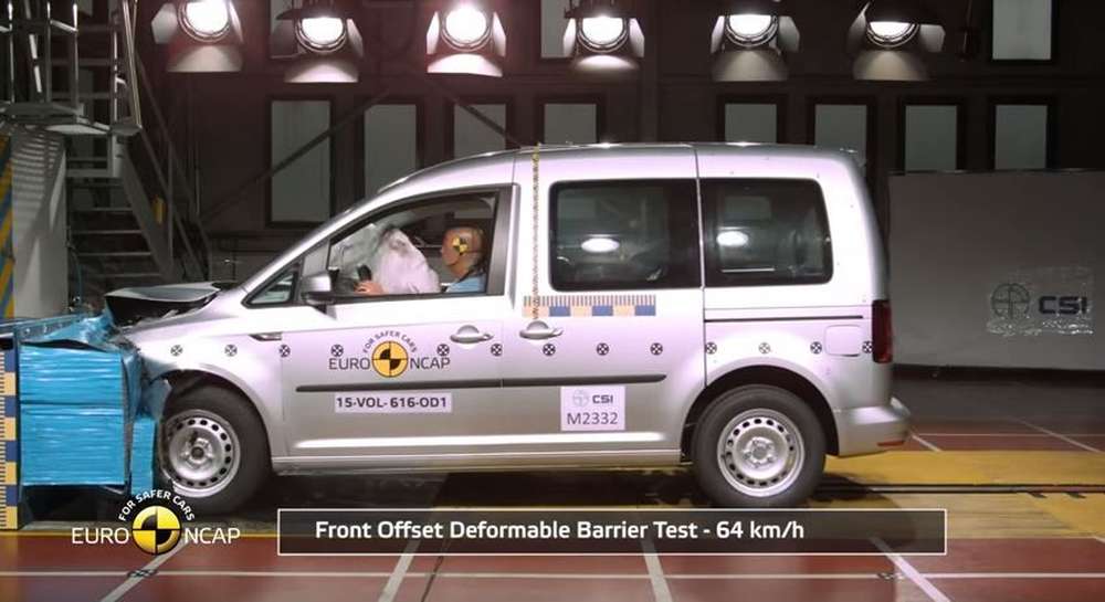 Краш-тест Euro NCAP: фургон Volkswagen Caddy