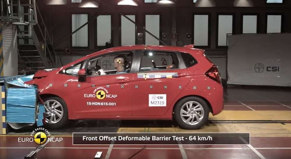 Краш-тест Euro NCAP: хэтчбэк Honda Jazz