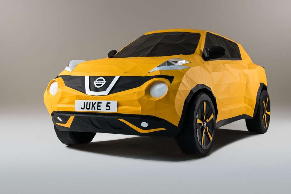 Nissan Juke отметил пятилетний юбилей своей бумажной копией