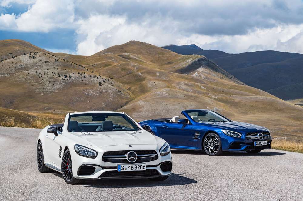 Mercedes обновит и привезет в Лос-Анджелес родстер SL