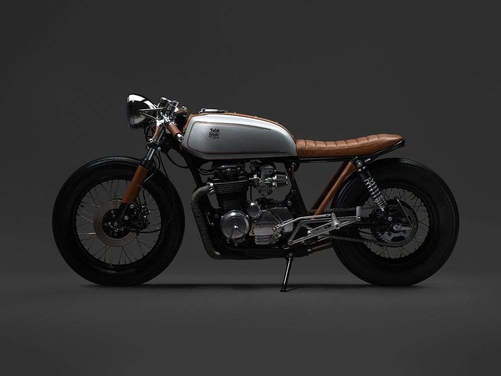 Honda CB650: кожаный кастом