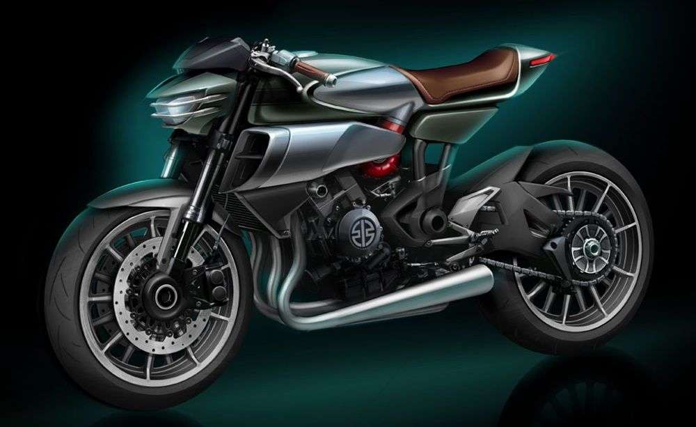 Концептуальный байк Kawasaki SC-02 Soul Charger с нагнетателем