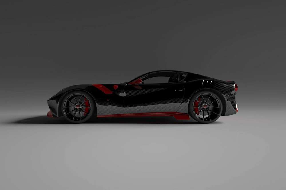 Тюнеры подготовили для суперкара Ferrari F12tdf карбоновый «костюм»