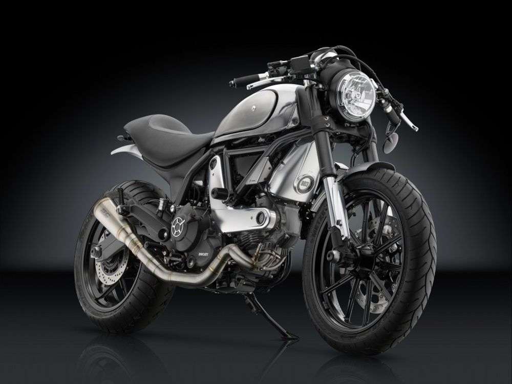 Байк Ducati Scrambler 2016 модельного года с набором аксессуаров Rizoma
