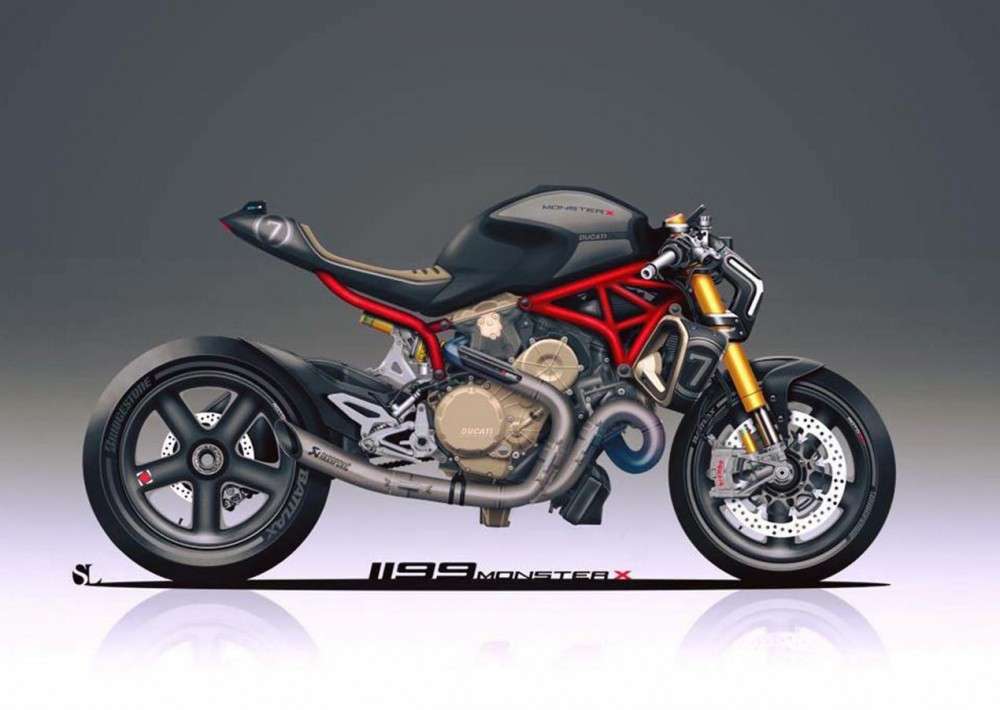 Ducati показал концепт агрессивного стритфайтера