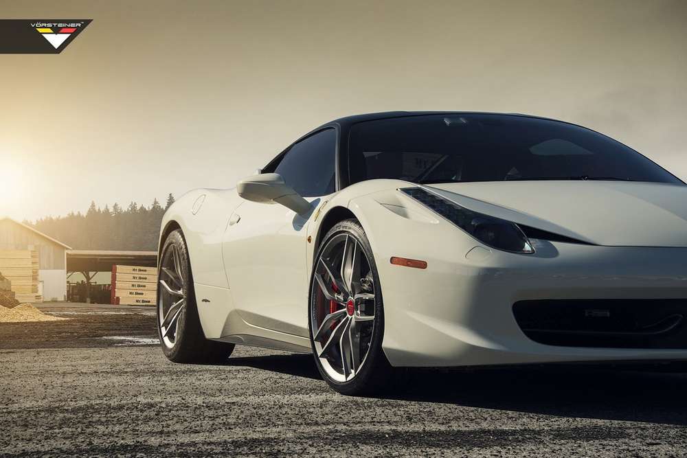 Vorsteiner подарили колеса Ferrari 458 Italia
