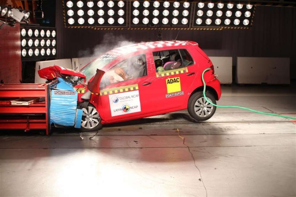 Компактный хэтчбек Volkswagen Fox испытали в Latin NCAP