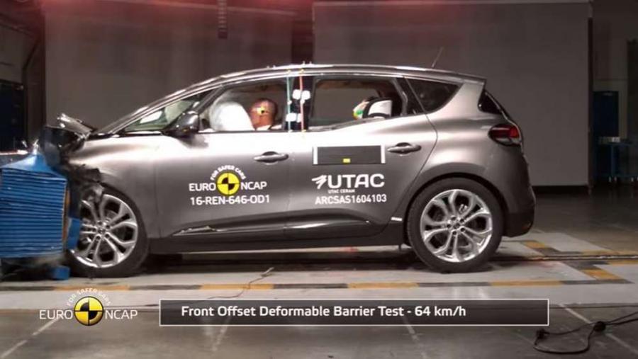 Результаты новых краш-тестов Euro NCAP: Renault Scenic