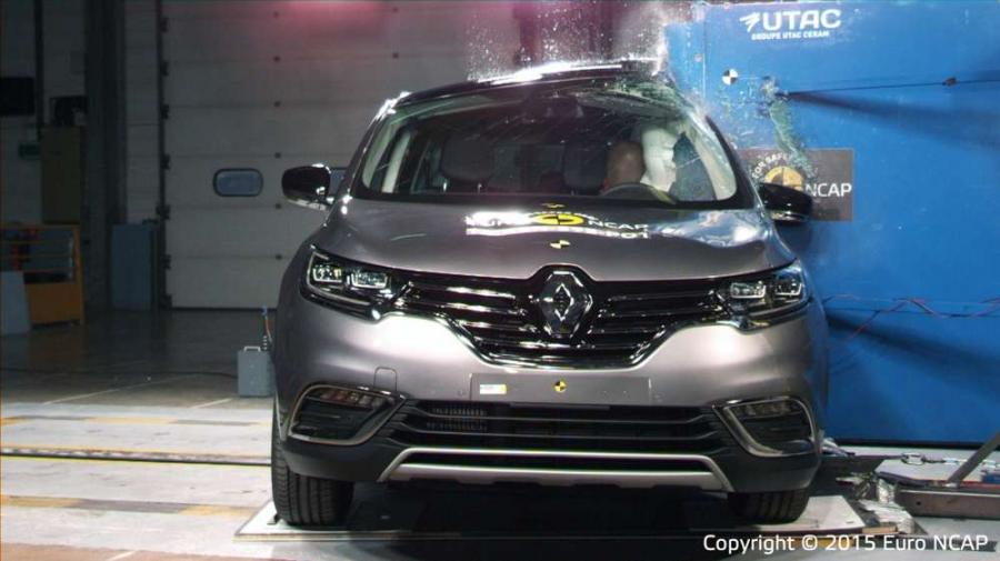 Euro NCAP вручила Renault Espace пять звезд