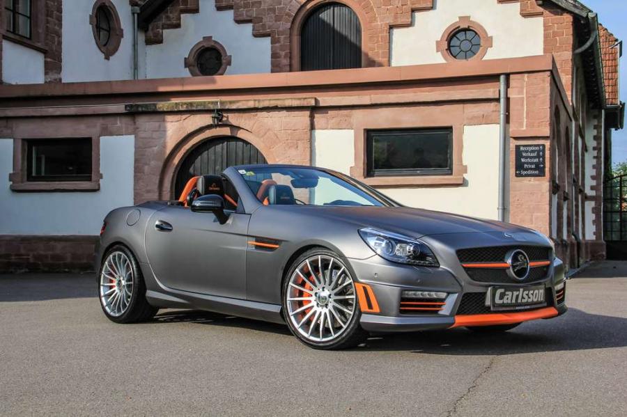 Mercedes-Benz SLK55 AMG – двухцветный стиль